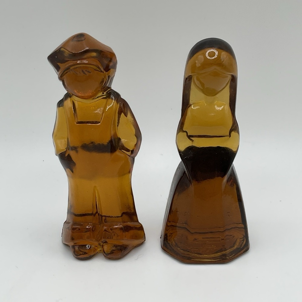 Mosser Glass Vi Hunter Josh & Jenny Doll‎ Figurine Woodsmoke Vintage 1981 #2
